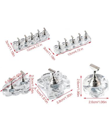 Nail Display Stand With Base Nail Practice Holder Nail Practice Stand Manicure Tool Acrylic Nail Tip Holder Acrylic Nail Tip Holder Nail Practice Holder Nail Display Stand little bear - Buy Online on GoSupps.com
