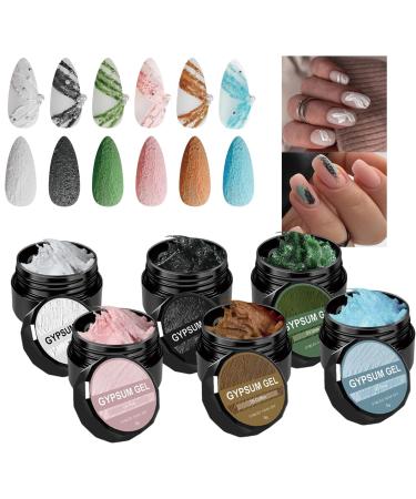 3D Nail Gel 15 ml soft texture plaster effect moldable design gel easy to use | Creative nail accessories for beginners family home use salon DIY design
