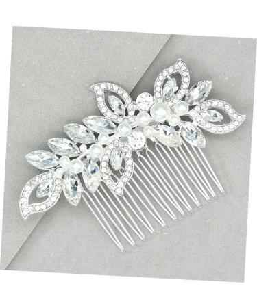 Angoily 1pc Hair Jewels for Women Hair Comb Flower Girl Hair Accessory Bridal Womens Hair Clips Rhinestone Hair Clip Womens Barrettes for Hair Wedding Hair Accessories Bride - Buy Online on GoSupps.com