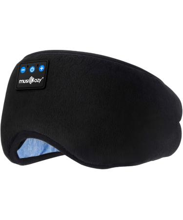 MUSICOZY Sleep Mask Eye Mask for Sleeping Breathable Sleeping Mask for Men Women Comfortable Skin-Friendly Fabric for Side Sleepers Light Blocking Sleeping Mask for Home Office Travel Yoga