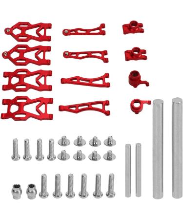 Upper Lower Suspension Arms Easy Installation Replacement Parts RC Suspension Arm Kit Standard Size with Steering Cups for 16101PRO 16102 16103 16201 (Red) - Buy Online on GoSupps.com