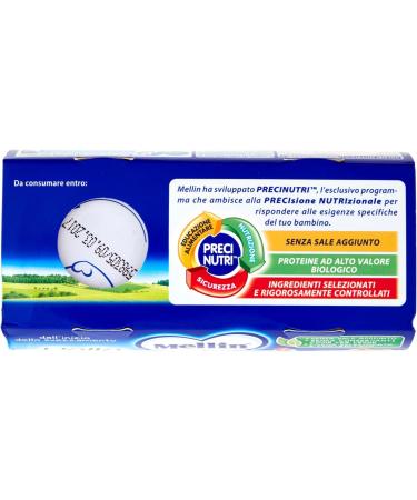 Mellin Baby food homogenized with chicken meat and rice flour - 2 jars of 80 g - Buy Online on GoSupps.com