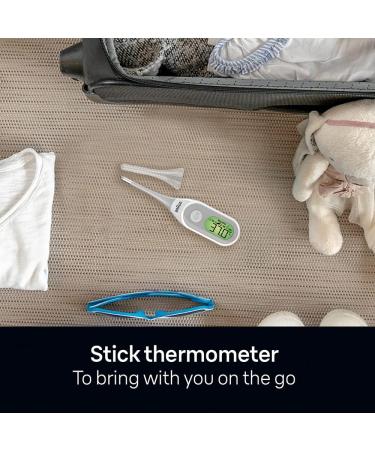 Braun Healthcare Baby Kit: No Touch + Touch Forehead Thermometer, Nasal Aspirator, Stick Thermometer - Health Essentials for Home and On the Go - Buy Online on GoSupps.com
