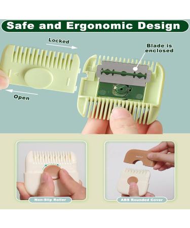 Trimpocket Hair Trimmer/Comb Kids Manual Bangs Trimmer Comb Trimpocket Split Ends Hair Trimmer Manual Bangs Trimmer Comb for Girls Women Manual Hair Trimming and 2 in 1 Bangs Trimmer for Women Green*2pcs - Buy Online on GoSupps.com