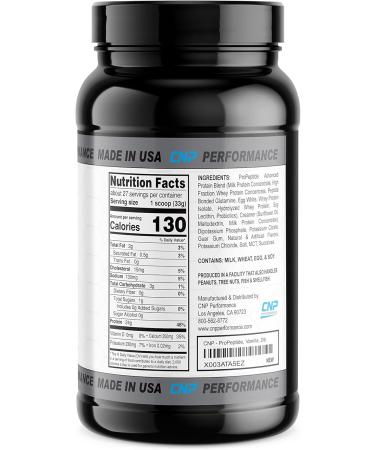 ProPeptide Protein Powder | Professional Grade Advanced Nutrition Supplement - Vanilla 2 Pound - Buy Online on GoSupps.com