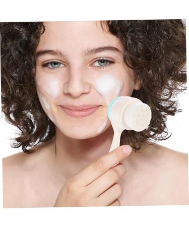 Manual Face Brush - Deep Cleansing Tool for Skin Care | Pore Cleaner & Face Washing Brush with Holder - Buy Online on GoSupps.com