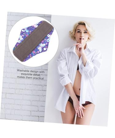 6pcs Reusable Bamboo Charcoal Panty Liners & Menstrual Pads - Washable Maternity Napkins for Girls - Buy Online on GoSupps.com