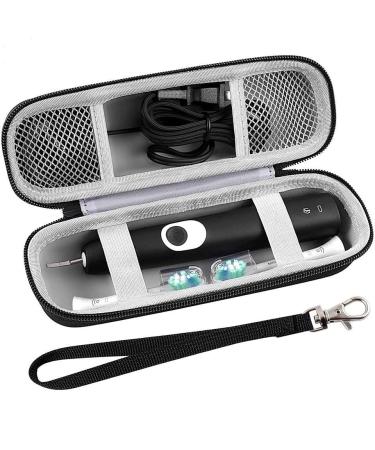 Basmati pocket for hot glue electrical toothbrush organizer hot glue pens glue pen storage organizer holder case for USB charger and cable black-only box