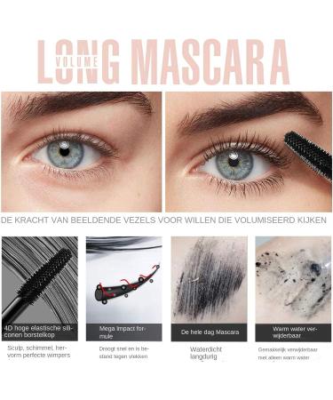 Eyelash Mascara Eyelash Extension Mascara Waterproof Volumizing Mascara10ml Long Lasting Washable Mascara Portable Makeup Supplies for Women Girls - Buy Online on GoSupps.com