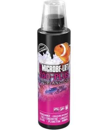 Microbe-Lift Zoo-Plus - 236 ML - High Quality Plankton for Marine Aquariums, Preserved Food That Promotes the Health and Vitality of Corals and Fish.