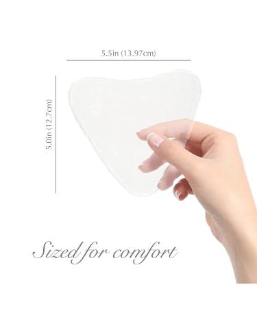 Real Kpopbeauty Anti Wrinkle Chest Pads - Set of 2 | Medical Grade Silicone Decollete Pads for Wrinkle Reduction - Buy Online on GoSupps.com