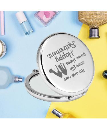 Retirement Pocket Mirror - Unique Retirement Gift for Coworker and Friends | Happy Retirement Compact Mirror - Inspirational Retirement Gift - Buy Online on GoSupps.com