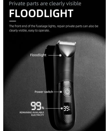 Buy Waterproof Rechargeable Hair Clippers for Men - Electric Hair Trimmer with LCD Display - Buy Online on GoSupps.com