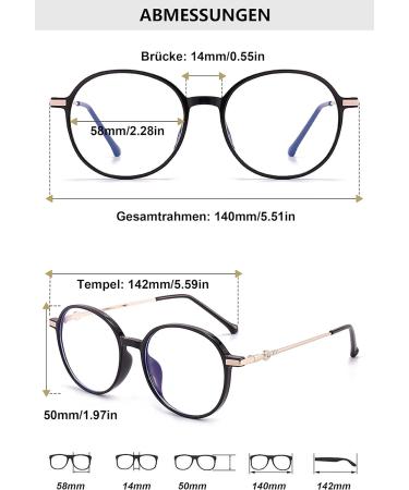Lanomi Anti Blue Light Reading Glasses for Men & Women - Stylish TR90 Round Visual Aid 1.0 to 4.0 Magnification Fatigue Relief Green - Buy Online on GoSupps.com