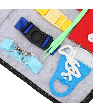 Dementia Fidget Sensory Blanket for Elderly - Portable Activity Board for Alzheimer's - Adult Toys for Basic Skills Improvement - Buy Online on GoSupps.com
