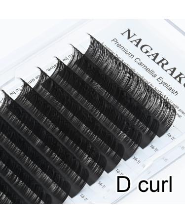 NAGARAKU Faux Mink Mega Volume Eyelash Extensions 0.05 D 8-9-10mm Mix Classic 3 Layers Camellia - Fluffy Soft Light Individual Lashes - Buy Online on GoSupps.com