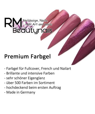 Color Gel Lilac Purple UV LED Nail Gel - Studio Quality 5ml | RM Beautynails | International Shipping - Buy Online on GoSupps.com