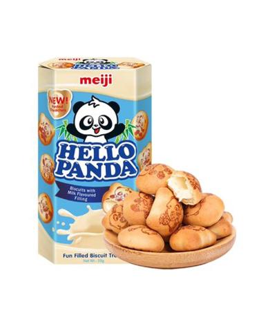 Meiji Hello Panda Milk Cream Filled Biscuits 50 g