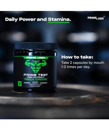 Prime Labs Tribulus Terrestris (120 ct) + Creatine HCl Capsules (60 ct) - Buy Online on GoSupps.com