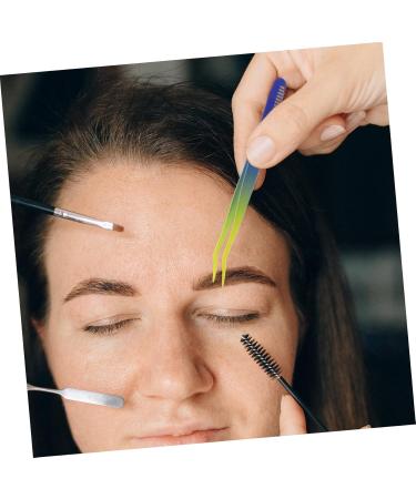 Minkissy 2 in 1 Eyebrow Tweezer & Eyelash Clip Tool - Pink Scissors for Eyebrow Grooming & False Lashes - Precision Steel Hair Puller - Buy Online on GoSupps.com