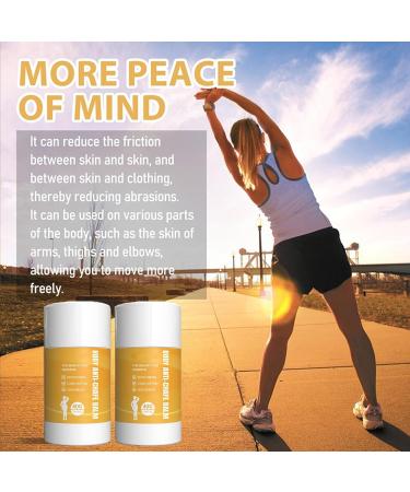 Orgrul 40g Antifriction Cream AntiChafing Thigh Stick AntiFriction Balm AntiAbrasion Ointment for Sports AntiChafing Cream to Relieve Friction and Irritation Effective Protection against 3 Pieces - Buy Online on GoSupps.com