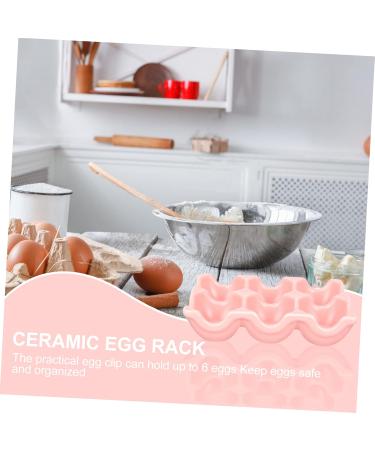 Zerodeko Containers Porcelain Storage Ceramics Pink Organizer Holder Ceramic Refrigerator -grid Container - Buy Online on GoSupps.com