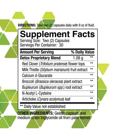 4Life Super Detox - Supports Detoxification & Liver Health - 60 Capsules - Buy Online on GoSupps.com