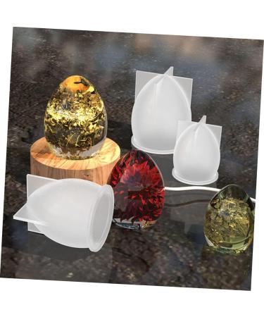 Cabilock 3pcs Egg Night Light Mold Molds for Candles Egg Silicone Molds Desktop One Body Cake Mold - Buy Online on GoSupps.com