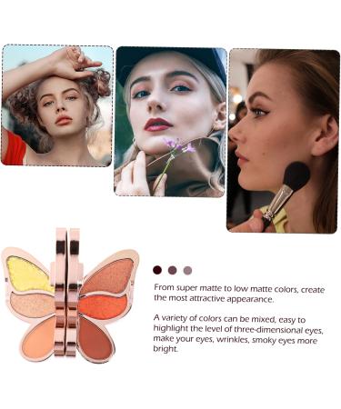 DOITOOL Yellow Eyeshadow 1pc Plate Cheek Cosmetic Eyeshadow Shadow Multi-functional Blusher Portable Supply Accessory 1 count (Pack of 1) As Shown 3 - Buy Online on GoSupps.com