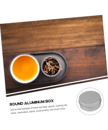 minkissy Box Powder Makeup Lip Gloss Containers Aluminum Cream Container Empty Aluminum Tins Travel Jar Storage Tank Storage Box Storage Jar Toiletries Tin Box medium As Shown - Buy Online on GoSupps.com