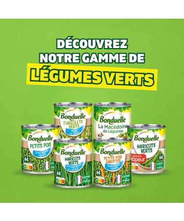  Bonduelle Peas and carrots - No artificial flavors - 530g - Buy Online on GoSupps.com