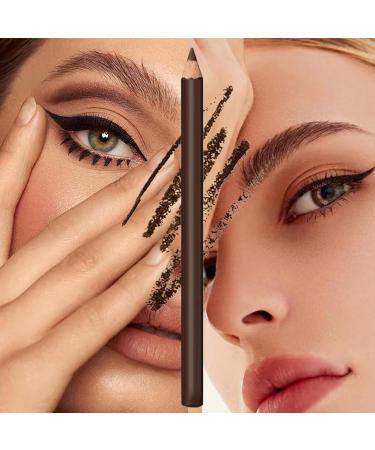 Eye marker Sharpenable doublesided makeup eyeliner pen resistant cosmetics gift for women girls girlfriend dark brown - Buy Online on GoSupps.com