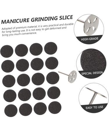 Beaupretty Nail Tools Electric Nail File 1 Set Nail Polishing Sheets Grinding Pad Stainless Steel Electric Nail Drill Bits Manicure Sandpaper Disc - Buy Online on GoSupps.com