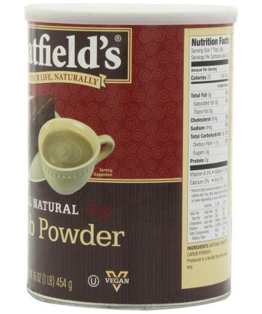 Chatfields Carob Powder 16oz - Pack of 3 | Pure Carob Cocoa Substitute - Buy Online on GoSupps.com