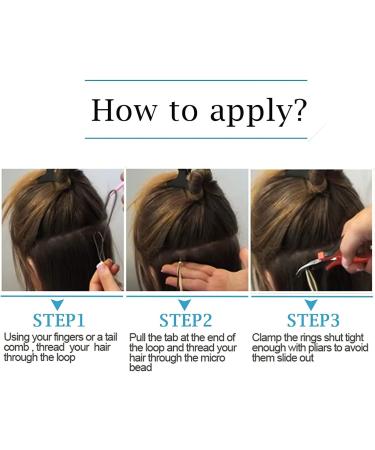 20" Micro Loop Hair Extensions Human Hair 100 Strands #18P613 Ash Blonde&Bleach Blonde (50g) - Buy Online on GoSupps.com