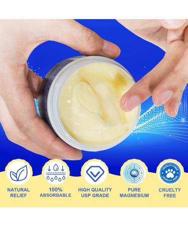 Magnesium Soothing Sleep Cream Magnesium Skin Muscle & Body Calm Moisturing Butter Relief for Restless Legs | Muscle Joint Relaxant for Cramps & Pain Natural Sleep Support(90g) - Buy Online on GoSupps.com