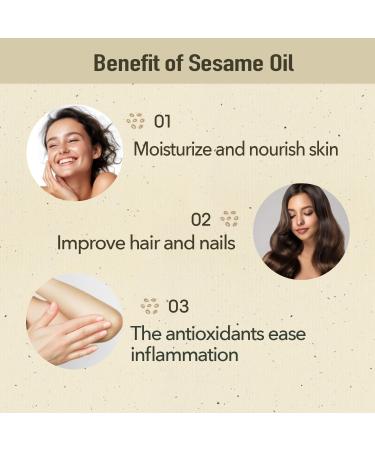 Buy Aceite De Ajonjoli 1 Oz - Premium Sesame Oil for Cooking & Health | International Shipping Available - Buy Online on GoSupps.com