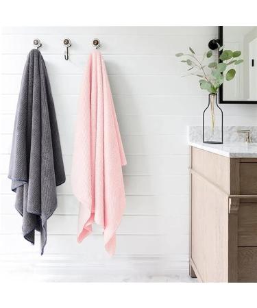 Super Absorbent Elastic Band Head Towel for Women | Extra Large Microfiber Hair Drying Wrap with Headband (60x105cm) - Grey - Buy Online on GoSupps.com