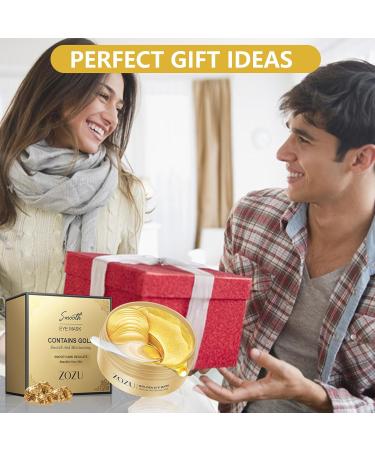 Reusable Anti-Aging Eye Pads - 60 PCs for Dark Circles Puffiness & Moisture | Hydrating Eye Masks with Hyaluronic Acid - Buy Online on GoSupps.com