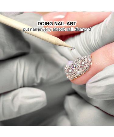 Orange Wood Nail Sticks Double Sided Cuticle Pusher Remover Tool (100PCS) | Manicure Pedicure Sticks - Buy Online on GoSupps.com