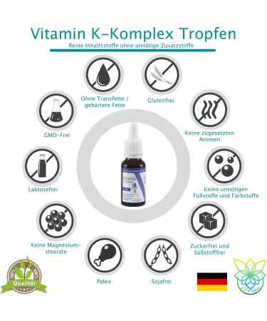 Buy Vitaragna Vitamin K2 Forte Drops - High-Dose K1 & K2 Complex in MCT Oil | 20ml | International Shipping Available - Buy Online on GoSupps.com