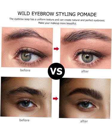  WOONEKY WOONEKY 1 Set Brow Styling Soap with Brush Colorless Gel for Shaped Eyebrows Comfortable Sticky Formula Whole for Women Makeup Accessory - Buy Online on GoSupps.com