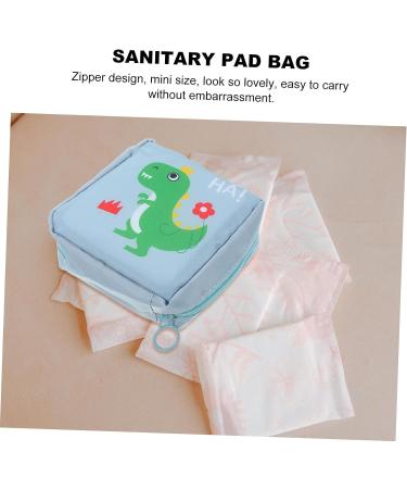 Lurrose 2pcs Aunt's Towel Storage Bag Tampon Holder Sanitary Napkin Travel Pouch - Girly Period Pouch - Buy Online on GoSupps.com