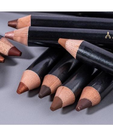 12 Colours Eye Liner Smudge Proof Eye Liner Glitter Colored Eyeliner Pencils Eye Liner Set Shadow Pencils Professional Makeup Kit Eye Makeup Collection Easy Glide Eyeliner - Buy Online on GoSupps.com