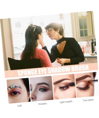 Mipcase 50 Pcs Eye Shadow Brush Black Eye Shadow Double Head Eyeshadow Double-ended Makeup 5.8X0.7X0.5CMx5pcs Blackx5pcs - Buy Online on GoSupps.com