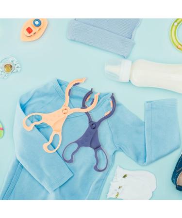 Beavorty 2-in-1 Removable Bottle Clip - Nipple Lane Feeding Bottle Tongue Feeder & Heat Bottle Nipple Clamp - Baby Bottle Pacifier Clip - Multi-Color Baby Care Accessories - Buy Online on GoSupps.com