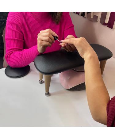 Professional Nail Technician Arm Rest: Leather Manicure Hand Cushion with Elbow Support - Buy Online on GoSupps.com