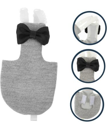 Minkissy Flying Bird Diapers | Wavy Clothing for Conures & Nymphensittich | Trendy Cotton Pants 12x6cm Gray - Perfect Bird Costume Dresses - Buy Online on GoSupps.com