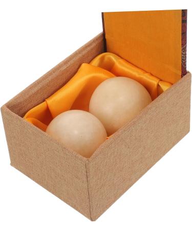 Tovinanna Jade Fitness Handballs - Small Baoding Balls for Massage & Relaxation | Portable Crystal Sports Balls - Buy Online on GoSupps.com