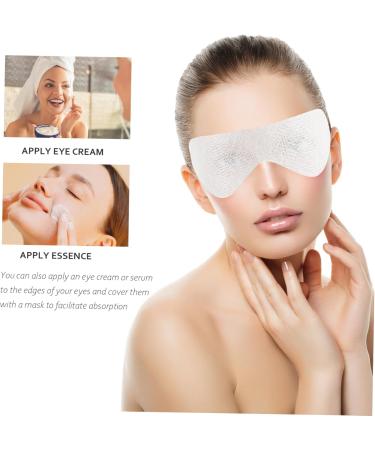 FRCOLOR 60 Sheets Eye Mask Eye Patches Eye Beauty Paper Blackout Eye Cover Warm Eye Compress Eye Treatment Products Reusable Eye Pads Non-woven Fabric Facial Mask Invisible Sticker White - Buy Online on GoSupps.com
